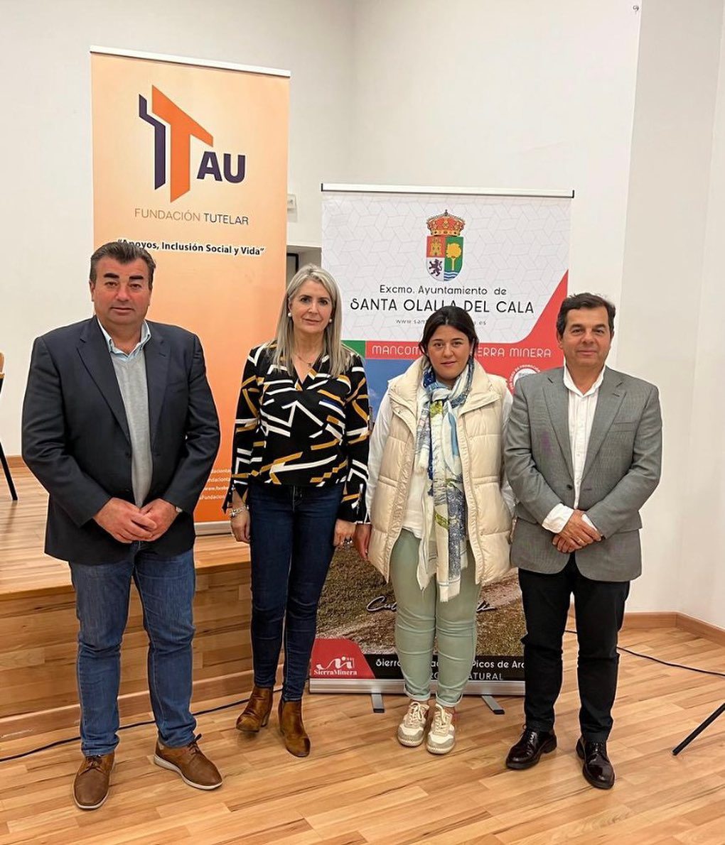 SANTA OLALLA DEL CALA HA ACOGIDO UNA JORNADA DE  LA FUNDACION  TAU.