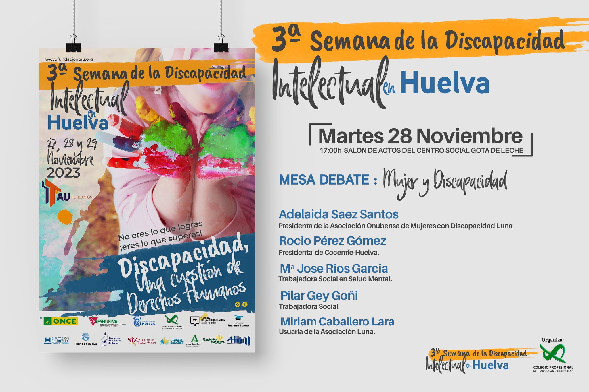 3ª Semana de la Discapacidad Intelectual en Huelva.