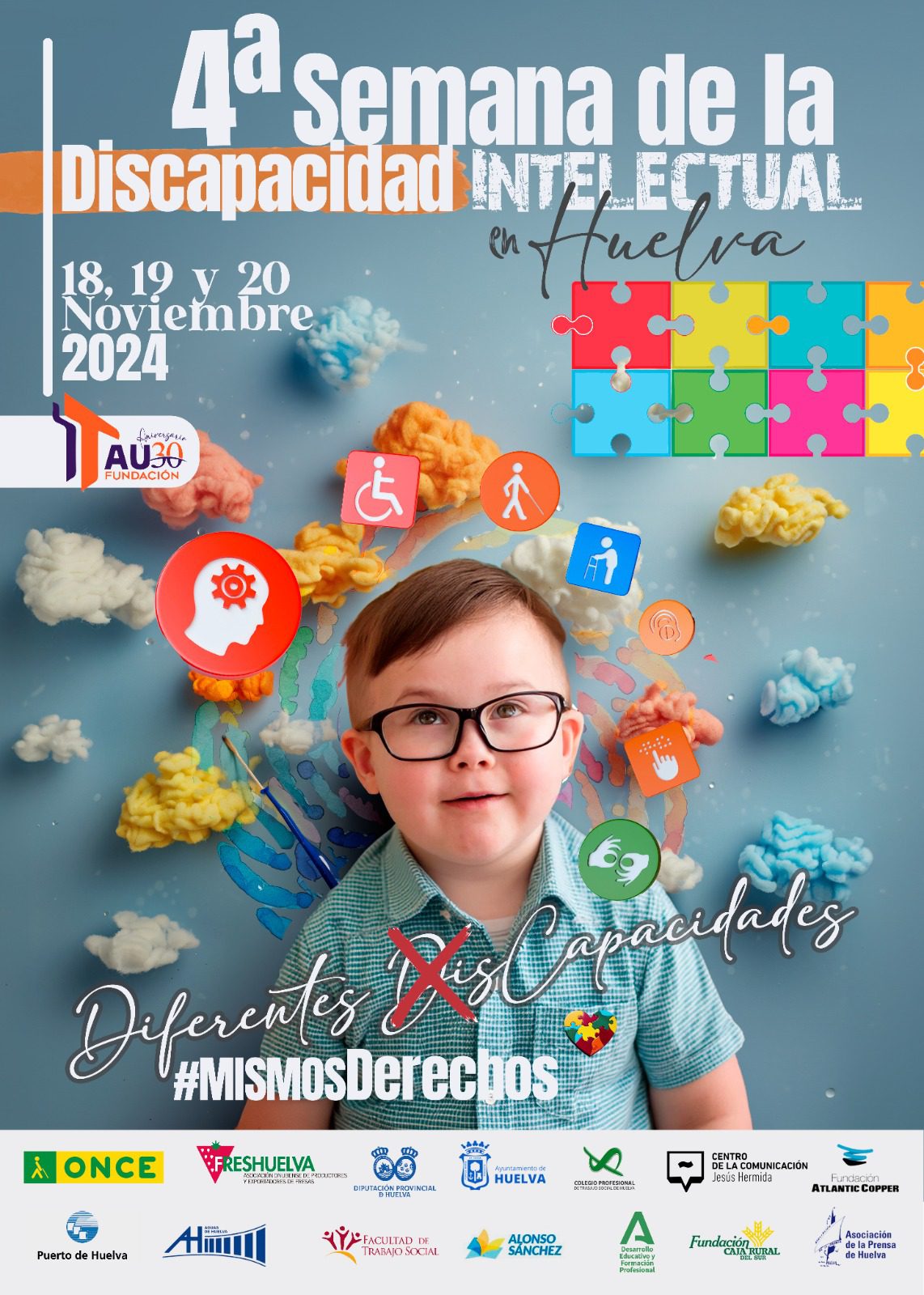 Huelva celebra del 18 al 20 de noviembre la 4ª semana de la discapacidad intelectual